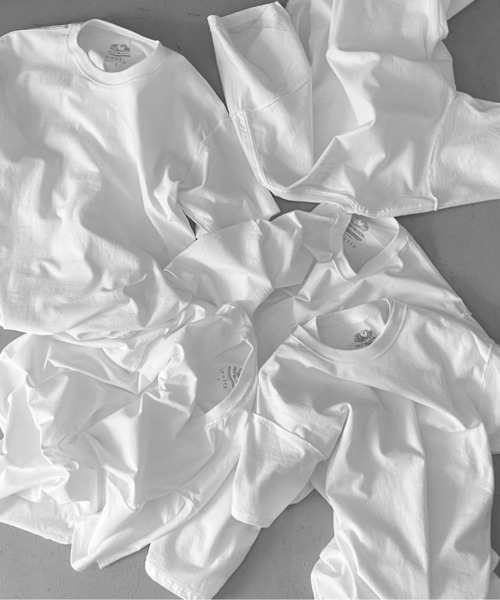 UNUSED（アンユーズド）の「UNUSED Us2025 fruit of the loom×unused 2pack t-shirt（Tシャツ/カットソー・メンズ・ホワイト/グレー/ブラック・2/3）」の11枚目の写真