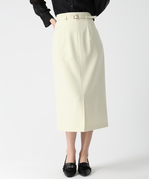 MISCH MASCH(ミッシュマッシュ)の「2026春夏新作 ポケット配色ベルト付きタイトスカート(スカート・レディース・アイボリー/ブラック/ブルー/ライトグリーン・M/S)」の4枚目の写真