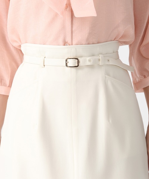 MISCH MASCH(ミッシュマッシュ)の「2026春夏新作 ポケット配色ベルト付きタイトスカート(スカート・レディース・アイボリー/ブラック/ブルー/ライトグリーン・M/S)」の13枚目の写真