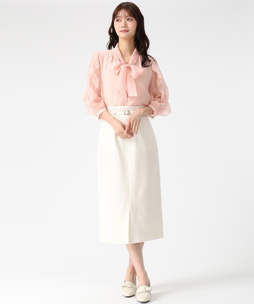 MISCH MASCH(ミッシュマッシュ)の「2026春夏新作 ポケット配色ベルト付きタイトスカート(スカート・レディース・アイボリー/ブラック/ブルー/ライトグリーン・M/S)」の16枚目の写真