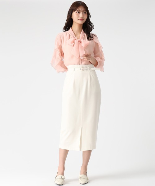 MISCH MASCH(ミッシュマッシュ)の「2026春夏新作 ポケット配色ベルト付きタイトスカート(スカート・レディース・アイボリー/ブラック/ブルー/ライトグリーン・M/S)」の17枚目の写真