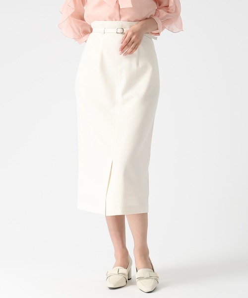 MISCH MASCH(ミッシュマッシュ)の「2026春夏新作 ポケット配色ベルト付きタイトスカート(スカート・レディース・アイボリー/ブラック/ブルー/ライトグリーン・M/S)」の9枚目の写真