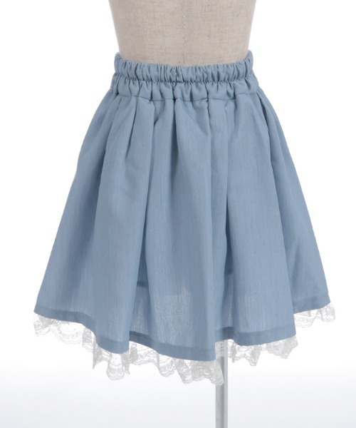 axes femme（アクシーズファム）の「レースアップスカパン（その他パンツ・キッズ・サックスブルー/ピンク・X-LARGE/MEDIUM/LARGE）」の5枚目の写真