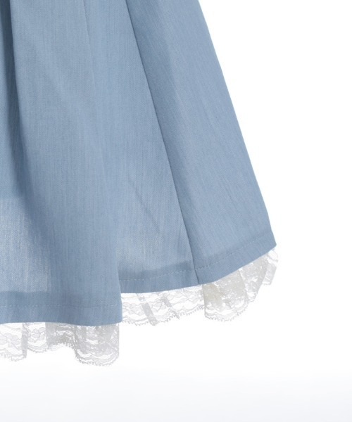 axes femme（アクシーズファム）の「レースアップスカパン（その他パンツ・キッズ・サックスブルー/ピンク・X-LARGE/MEDIUM/LARGE）」の7枚目の写真