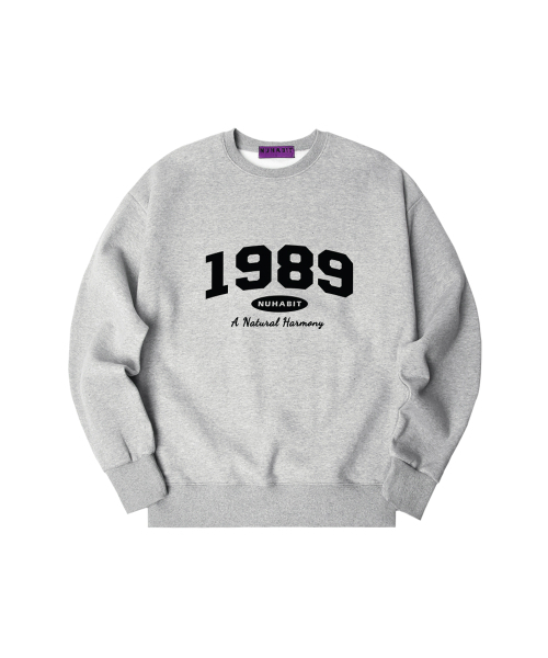 NUHABIT(ニューハビット)の「N/H DAILY CLOTHES オーバーサイズ 裏起毛 スウェット_アイボリー (SOM4-4NH1191)(スウェット・メンズ・アイボリー・LARGE/MEDIUM/X-LARGE)」の2枚目の写真