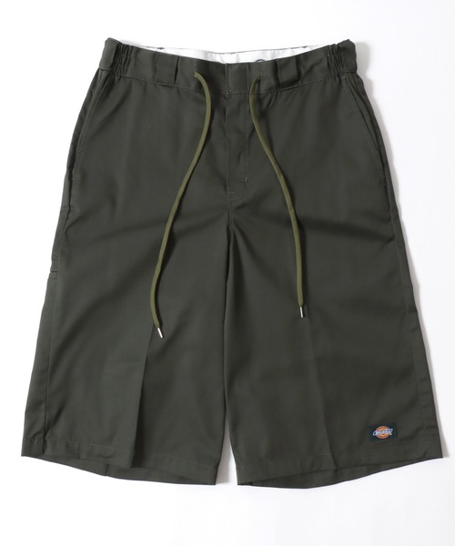 Dickies(ディッキーズ)の「Dickies/ディッキーズ Easy Work Shorts/オーバーサイズ TCツイル 無地 ワイドショートパンツ/ルーズハーフパンツ/ワークパンツ/イージーパンツ/レディース メンズ(チノパンツ・メンズ・オリーブ/ベージュ/チャコールグレー/ブラック・M/L/XL)」の15枚目の写真