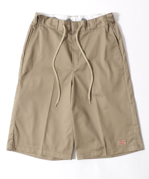 Dickies(ディッキーズ)の「Dickies/ディッキーズ Easy Work Shorts/オーバーサイズ TCツイル 無地 ワイドショートパンツ/ルーズハーフパンツ/ワークパンツ/イージーパンツ/レディース メンズ(チノパンツ・メンズ・オリーブ/ベージュ/チャコールグレー/ブラック・M/L/XL)」の13枚目の写真