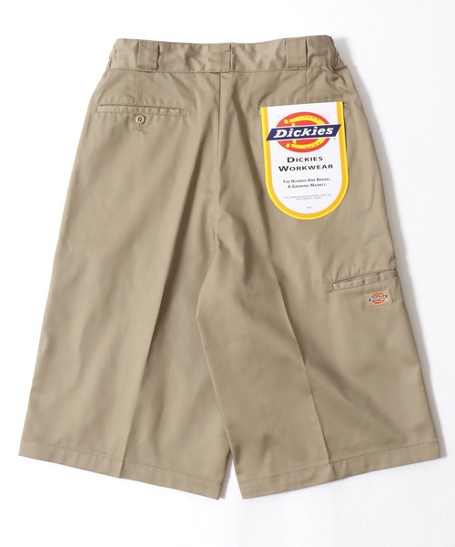 Dickies(ディッキーズ)の「Dickies/ディッキーズ Easy Work Shorts/オーバーサイズ TCツイル 無地 ワイドショートパンツ/ルーズハーフパンツ/ワークパンツ/イージーパンツ/レディース メンズ(チノパンツ・メンズ・オリーブ/ベージュ/チャコールグレー/ブラック・M/L/XL)」の14枚目の写真
