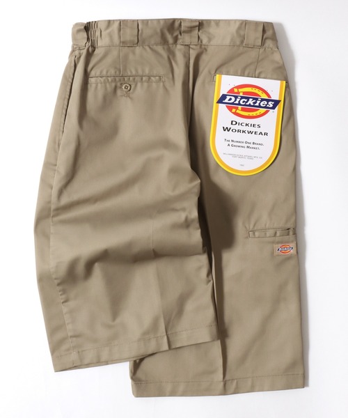 Dickies(ディッキーズ)の「Dickies/ディッキーズ Easy Work Shorts/オーバーサイズ TCツイル 無地 ワイドショートパンツ/ルーズハーフパンツ/ワークパンツ/イージーパンツ/レディース メンズ(チノパンツ・メンズ・オリーブ/ベージュ/チャコールグレー/ブラック・M/L/XL)」の7枚目の写真