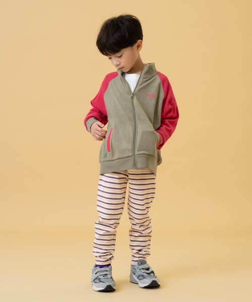 and D. petit main(アンドディープティマイン)の「【365D.】防汚加工アソートガラレギンス(レギンス/スパッツ・キッズ・サックスブルー/ミント/ベージュ/ピンク・120cm/110cm/100cm/130cm/90cm)」の5枚目の写真
