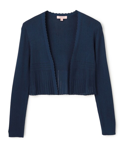 TOCCA(トッカ)の「EYELET AJISAI ボレロ(カーディガン/ボレロ・レディース・ネイビー系/アイボリー系/ピンク系/ライトグリーン系・MEDIUM/SMALL)」の21枚目の写真