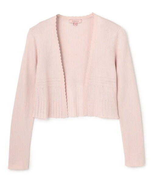 TOCCA(トッカ)の「EYELET AJISAI ボレロ(カーディガン/ボレロ・レディース・ネイビー系/アイボリー系/ピンク系/ライトグリーン系・MEDIUM/SMALL)」の22枚目の写真