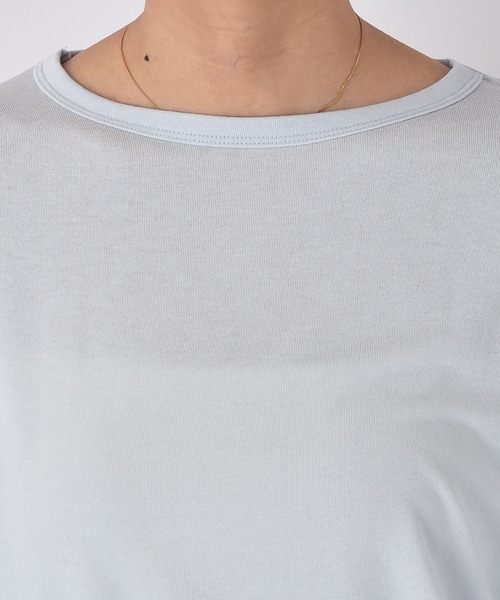 AKTE(アクテ)の「リラックスカットソープルオーバー(Tシャツ/カットソー・レディース・ライラック/ライトブルー/ホワイト/ネイビー・FREE)」の12枚目の写真
