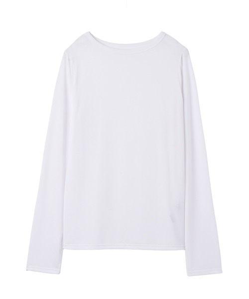 AKTE(アクテ)の「リラックスカットソープルオーバー(Tシャツ/カットソー・レディース・ライラック/ライトブルー/ホワイト/ネイビー・FREE)」の7枚目の写真