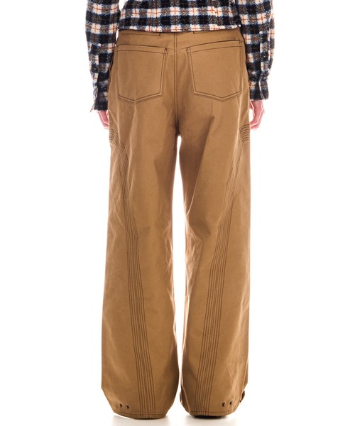 BEEDEN(ビーデン)の「STITCH DESIGN LOOSE PANTS(チノパンツ・レディース・カモフラージュ/ベージュ/レッド・SMALL/MEDIUM)」の22枚目の写真