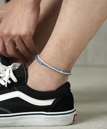 THE MILES（ザ マイルズ）の「"03"バイカラー レイヤード フェイクレザー アンクレット（アンクレット）」