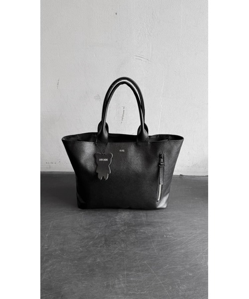 DECADE(ディケイド)の「ウォータープルーフレザーA4トートバッグ (DCD-01541)/ Water Proof Cow Lether A4 Tote Bag(トートバッグ・メンズ・ブラック系その他/ブラック・フリー)」の6枚目の写真