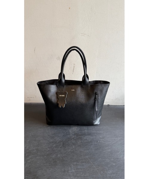 DECADE(ディケイド)の「ウォータープルーフレザーA4トートバッグ (DCD-01541)/ Water Proof Cow Lether A4 Tote Bag(トートバッグ・メンズ・ブラック系その他/ブラック・フリー)」の7枚目の写真