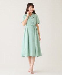 Rose Tiara | 【速乾性/吸汗性】ラップ風シャツワンピース(ワンピース)