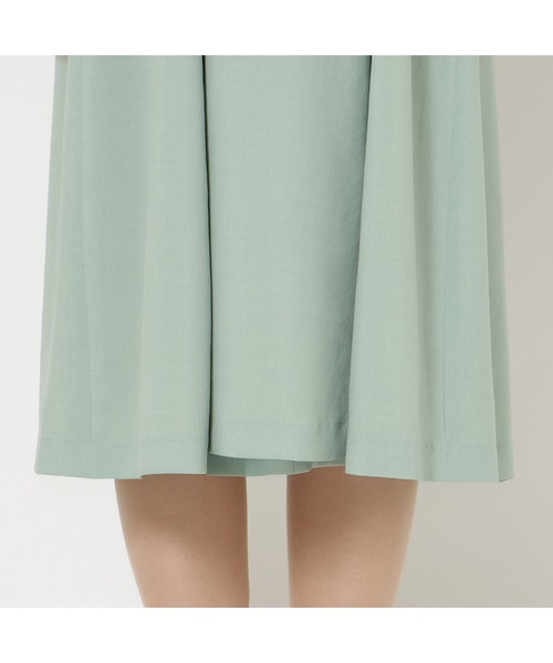 Rose Tiara（ローズティアラ）の「【速乾性/吸汗性】ラップ風シャツワンピース（ワンピース・レディース・グリーン/ネイビー・42/38/46）」の17枚目の写真