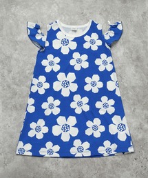 SUNDAYS SUN（サンデイズ サン）の「【リンクコーデ】 オープンショルダー フリル袖  ワンピース（ギンガム・花柄）（ワンピース）」