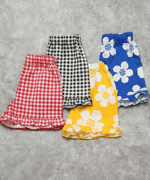 SUNDAYS SUN(サンデイズ サン)の「【リンクコーデ】 オープンショルダー フリル袖 ワンピース(ギンガム・花柄)(ワンピース・キッズ・ブラック/レッド/イエロー/ブルー・100/120/110/90/130)」の21枚目の写真