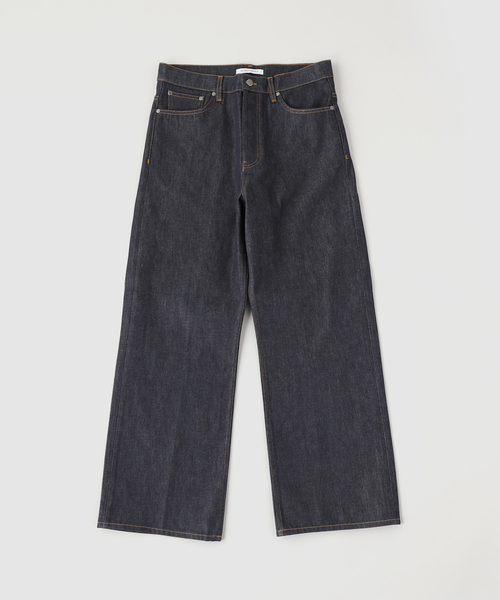 PULP/417EDIFICE（パルプフォーワンセブンエディフィス）の「NO MAINTENANCE / ノーメンテナンス BAGGY DENIM RAW BLUE（デニムパンツ・メンズ・ネイビー・30/28/32）」の4枚目の写真