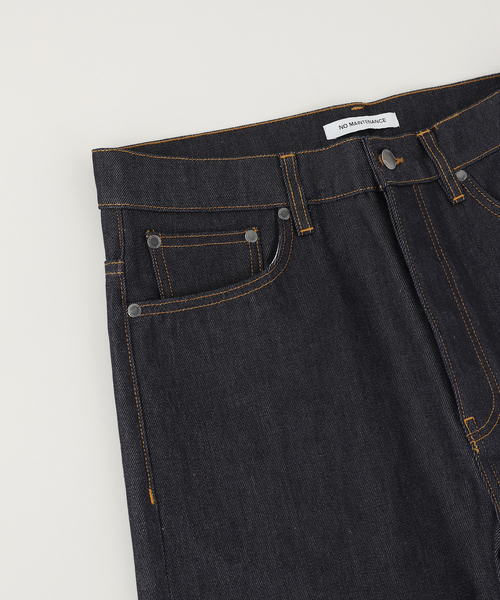 PULP/417EDIFICE（パルプフォーワンセブンエディフィス）の「NO MAINTENANCE / ノーメンテナンス BAGGY DENIM RAW BLUE（デニムパンツ・メンズ・ネイビー・30/28/32）」の6枚目の写真
