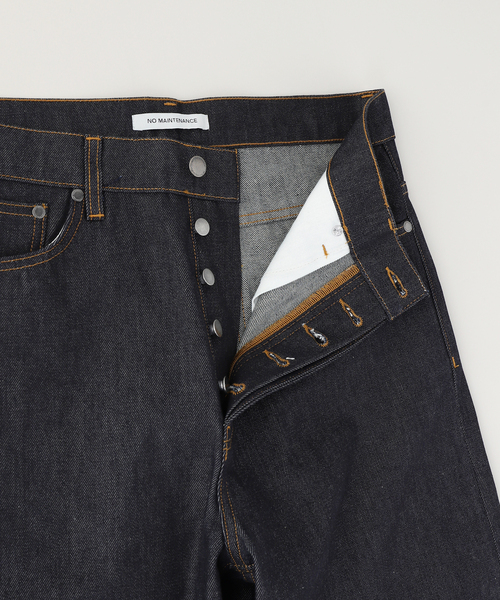 PULP/417EDIFICE（パルプフォーワンセブンエディフィス）の「NO MAINTENANCE / ノーメンテナンス BAGGY DENIM RAW BLUE（デニムパンツ・メンズ・ネイビー・30/28/32）」の8枚目の写真