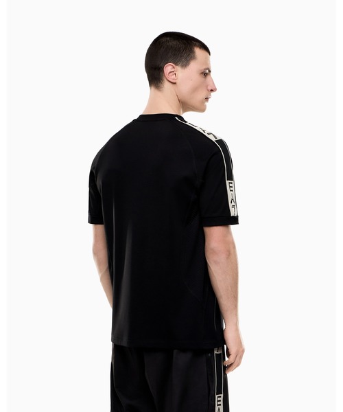 EMPORIO ARMANI EA7(エンポリオアルマーニイーエーセブン)の「<オンライン限定>【エンポリオ アルマーニ EA7】Graphic Series Tシャツ ストレッチビスコース混紡(Tシャツ/カットソー・メンズ・ブラック・X-LARGE/X-SMALL/XX-LARGE/LARGE/MEDIUM/SMALL)」の4枚目の写真
