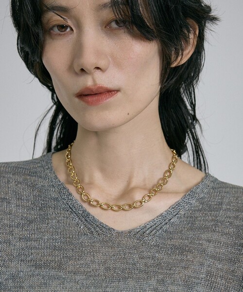 qualite（カリテ）の「【ステンレス】シックチェーンネックレス/シルバーチェーン/ゴールドチェーン（ネックレス・レディース・ゴールド/シルバー・フリー）」の3枚目の写真