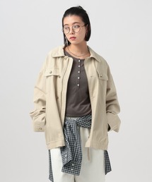 BAYFLOW | ヘビーオックスミリタリージャケット(ブルゾン)