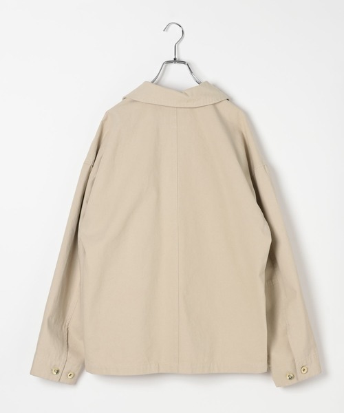 BAYFLOW(ベイフロー)の「ヘビーオックスミリタリージャケット(ブルゾン・レディース・カーキ/グレイッシュベージュ・FREE)」の21枚目の写真
