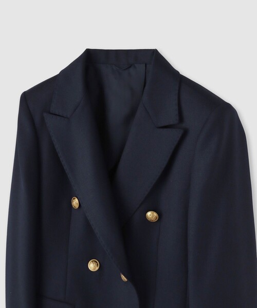 ANAYI（アナイ）の「ウールオックスダブルジャケット（テーラードジャケット・レディース・ネイビー・36/38）」の2枚目の写真