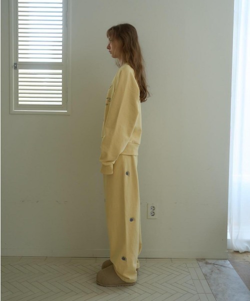 oursaalty(アウアソルティ)の「FOSSIL WIDE PANTS(スウェットパンツ・レディース・レモンイエロー・FREE)」の13枚目の写真