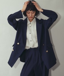 ANOTHER S（アナザーエス）の「ダブルジャケット&ワイドパンツセットアップスーツ（スーツセット）」