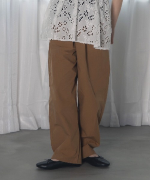 MAKE YOUR DAY(メイクユアデイ)の「9.5分丈バルーンパンツ■150.160cm(その他パンツ・キッズ・ブラウン/サックスブルー/チャコールグレー・160/150)」の10枚目の写真