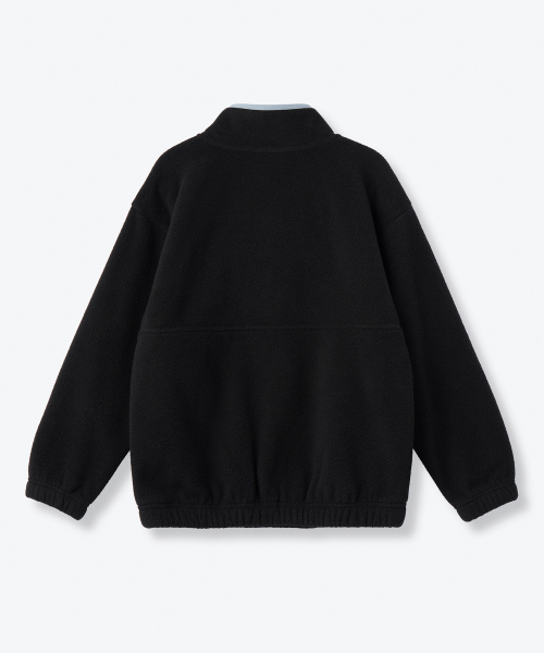 MUSINSA STANDARD KIDS（ムシンサスタンダードキッズ）の「オーバーサイズポラフリースアノラック[ブラック]（その他トップス・レディース・その他・100/120/130/150/140/110）」の3枚目の写真