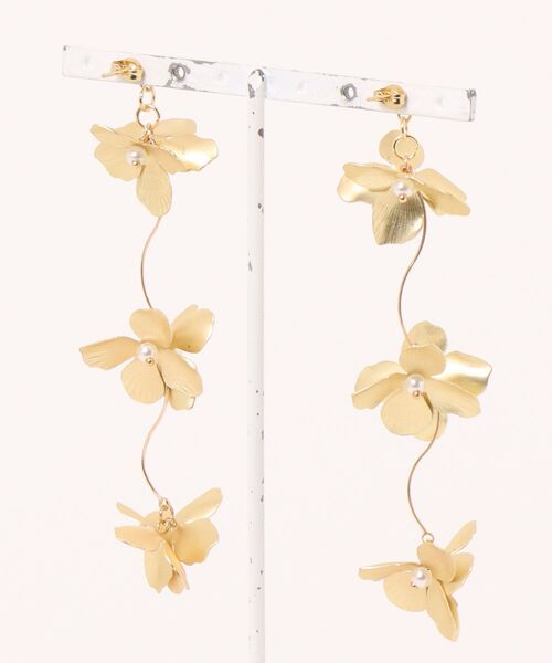 tone(トーン)の「【charme by pimo 】ニュアンス ⑩ サージカルステンレス ピアス(MA)(ピアス(両耳用)・レディース・ゴールド系その他/ゴールド/シルバー・FREE)」の4枚目の写真