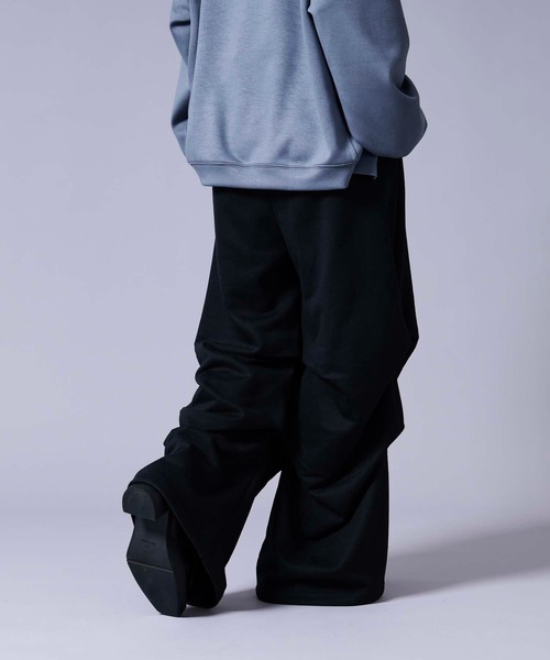 Ellno Loset(エルノロゼット)の「2wayタックヘビースウェットパンツ(スウェットパンツ・メンズ・グレー/ブラック・LARGE/MEDIUM/SMALL)」の9枚目の写真