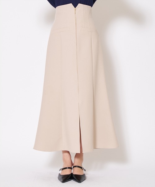 AND COUTURE(アンドクチュール)の「フロントZIPマーメイドスカート(スカート・レディース・ミント/ベージュ/ブルー/ブラック・MEDIUM/SMALL)」の7枚目の写真