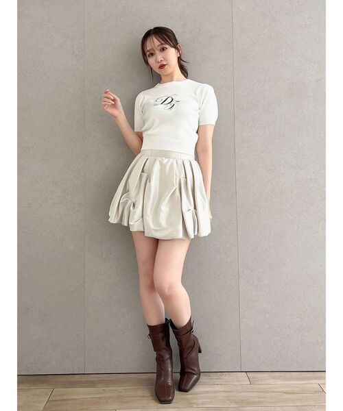 dazzlin(ダズリン)の「ロゴニットプルオーバー(ニット/セーター・レディース・グレー/ネイビー/オフホワイト/ブルー・FREE)」の18枚目の写真