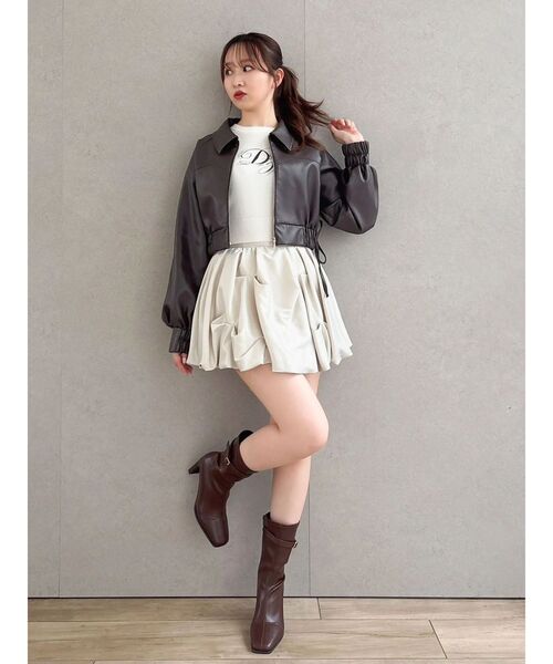 dazzlin(ダズリン)の「ロゴニットプルオーバー(ニット/セーター・レディース・グレー/ネイビー/オフホワイト/ブルー・FREE)」の22枚目の写真