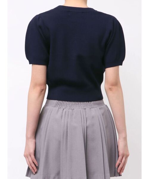 dazzlin(ダズリン)の「ロゴニットプルオーバー(ニット/セーター・レディース・グレー/ネイビー/オフホワイト/ブルー・FREE)」の5枚目の写真