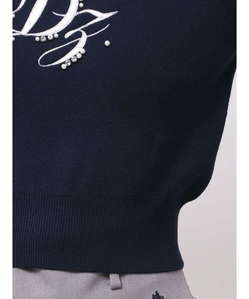 dazzlin(ダズリン)の「ロゴニットプルオーバー(ニット/セーター・レディース・グレー/ネイビー/オフホワイト/ブルー・FREE)」の8枚目の写真