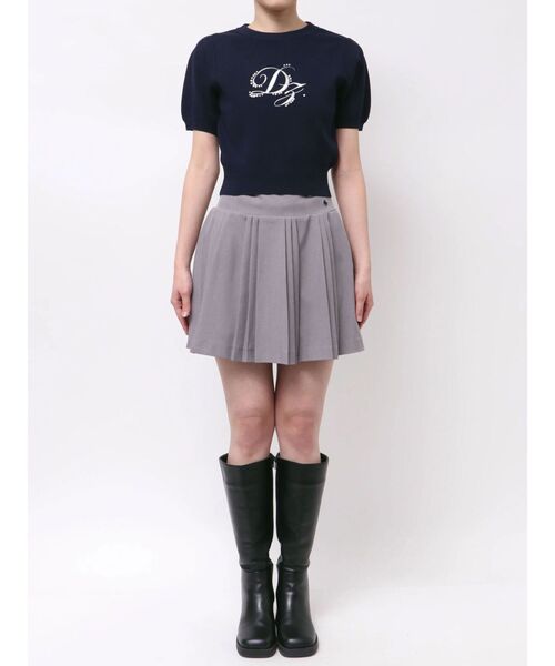 dazzlin(ダズリン)の「ロゴニットプルオーバー(ニット/セーター・レディース・グレー/ネイビー/オフホワイト/ブルー・FREE)」の10枚目の写真