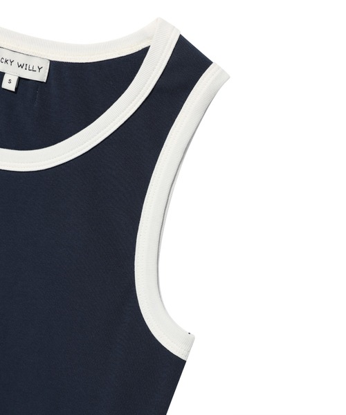 Wacky WiLLy(ワッキーウィリー)の「WOMEN'S BASIC SLEEVELESS(Tシャツ/カットソー・レディース・その他/ライトグレー/ホワイト/ネイビー・SMALL/MEDIUM)」の7枚目の写真