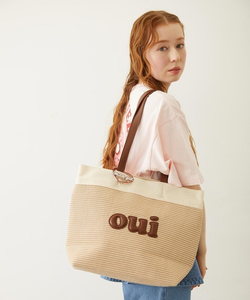 MILKFED.(ミルクフェド)の「OUI BASKET BAG(トートバッグ・レディース・ベージュ/ブラウン/ブラック・ONE SIZE)」の1枚目の写真