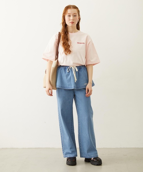MILKFED.(ミルクフェド)の「OUI BASKET BAG(トートバッグ・レディース・ベージュ/ブラウン/ブラック・ONE SIZE)」の6枚目の写真