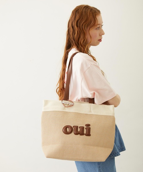 MILKFED.(ミルクフェド)の「OUI BASKET BAG(トートバッグ・レディース・ベージュ/ブラウン/ブラック・ONE SIZE)」の5枚目の写真